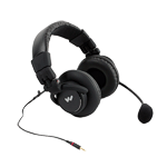 Dual-muff headset microphone